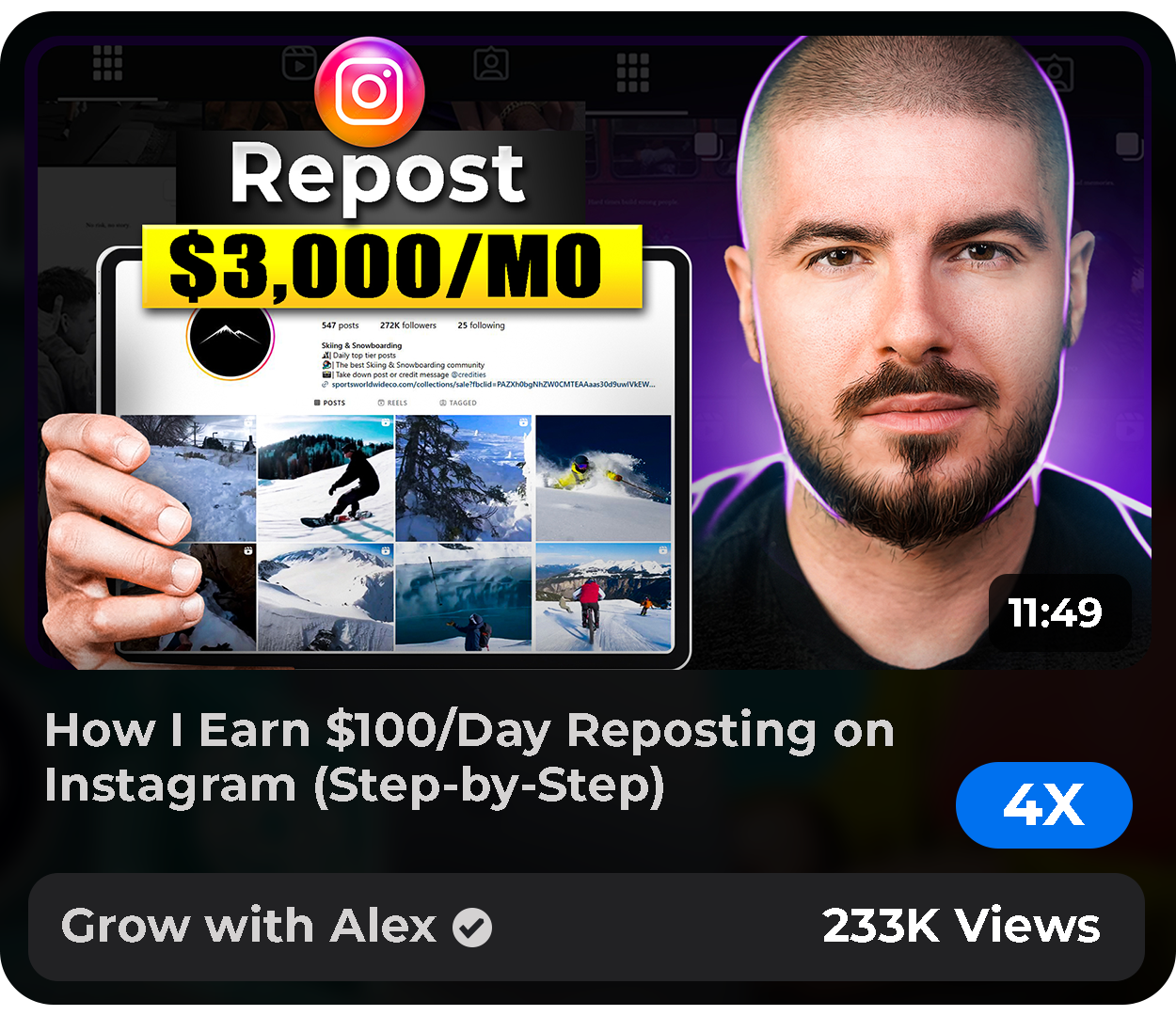 Video performace Template 8